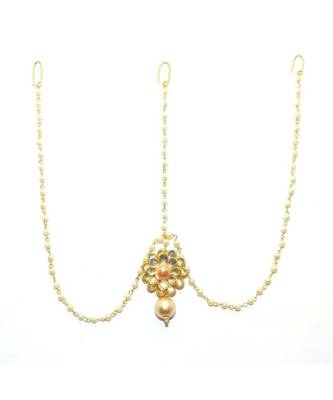 Gold Gold Plated Maang Tikka 1