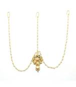 Gold Gold Plated Maang Tikka