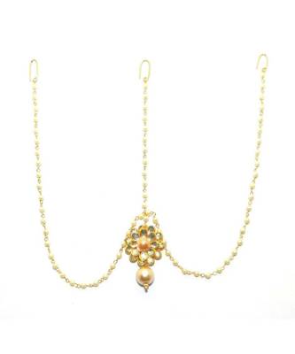 Gold Gold Plated Maang Tikka 2