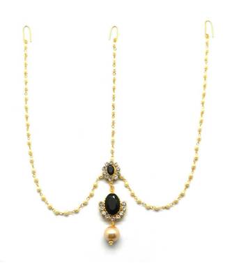 Black Gold Plated Maang Tikka 2