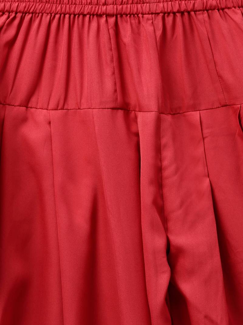 Cream Chiffon Printed Kurta