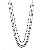 Three Layer Crystal Mala Necklace For Women