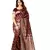 Maroon Woven Art Silk Saree With Blouse