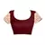 Maroon Woven Art Silk Saree With Blouse