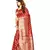 Red Woven Art Silk Saree With Blouse