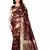 Maroon Woven Art Silk Saree With Blouse