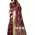 Maroon Woven Art Silk Saree With Blouse