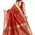 Red Woven Art Silk Saree With Blouse