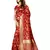Red Woven Art Silk Saree With Blouse