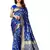 Royal Blue Woven Art Silk Saree With Blouse