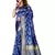 Royal Blue Woven Art Silk Saree With Blouse