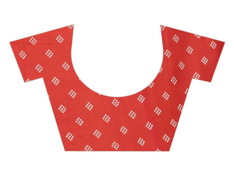 Yellow printed Georgette saree with blouse