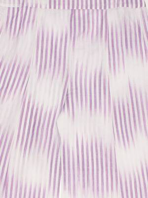Purple plain khadi kurta sets 5