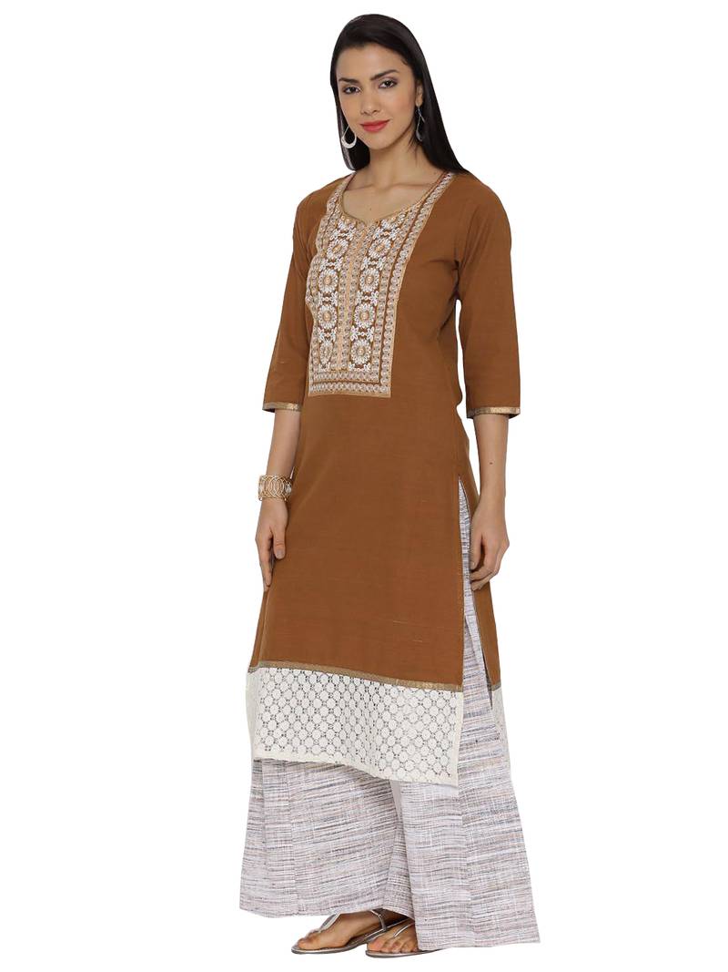 khadi kurta woman