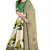 off white yellow rose printed embroidered art silk lehenga set choli with dupatta
