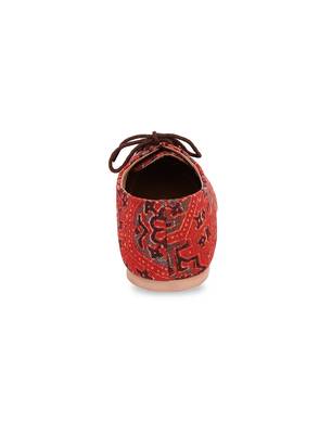 Women Brown Canvas Oxford Casual Shoes 5