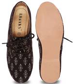 Women Blue Canvas Oxford Casual Shoes