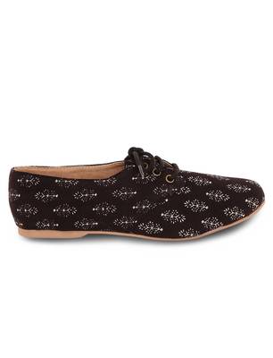 Women Blue Canvas Oxford Casual Shoes 4