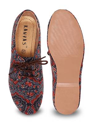 Women Black Canvas Oxford Casual Shoes 1