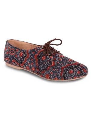 Women Black Canvas Oxford Casual Shoes 2