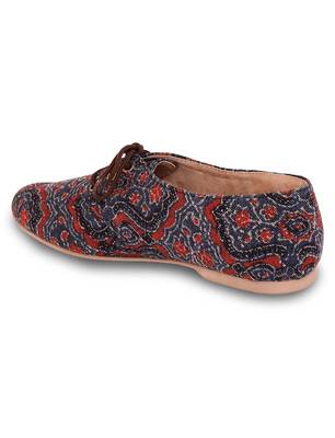 Women Black Canvas Oxford Casual Shoes 3