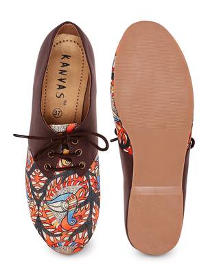 Women MultiColor Canvas Oxford Casual Shoes 1