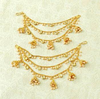 Gold ear-cuffs 2