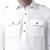 White Plain Jute Kurta Pajama