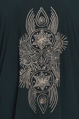 Black Plain Crepe Abaya 5