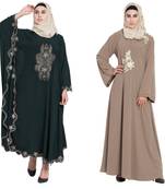 Crepe Combo Abaya (Set Of 2)
