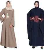 Crepe Combo Abaya (Set Of 2)