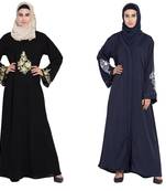 Crepe Combo Abaya (Set Of 2)