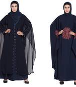 Crepe Combo Abaya (Set Of 2)