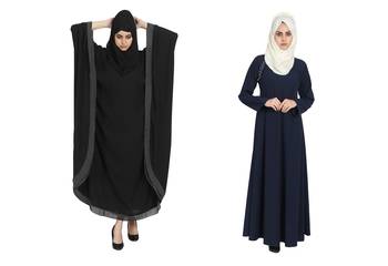 Crepe Combo Abaya (Set Of 2) 1