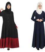 Crepe Combo Abaya (Set Of 2)