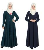 Crepe Combo Abaya (Set Of 2)