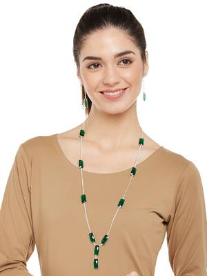 Silver Plain Festival Necklace Sets 1