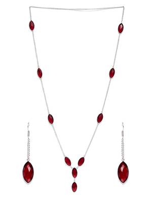 Silver Plain Casual Necklace Sets 2