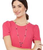 Silver Plain Party Necklace Sets