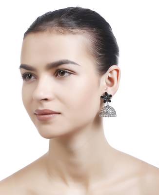 Black Plain Wedding Jhumkaas 1