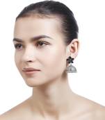 Black Plain Wedding Jhumkaas