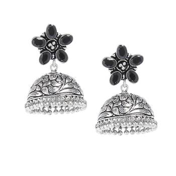 Black Plain Wedding Jhumkaas 2
