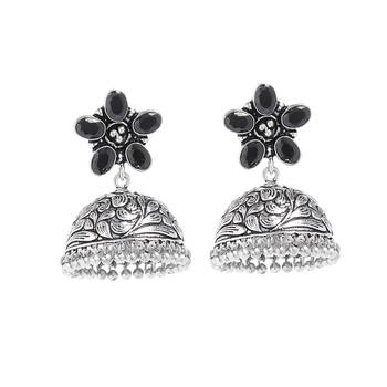 Black Plain Wedding Jhumkaas 3