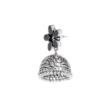 Black Plain Wedding Jhumkaas 4