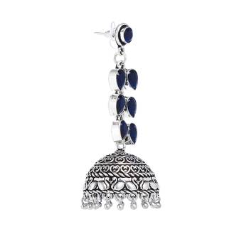 Blue Wedding Plain Danglers Drops 5