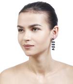 Blue Plain Bridal Danglers Drops