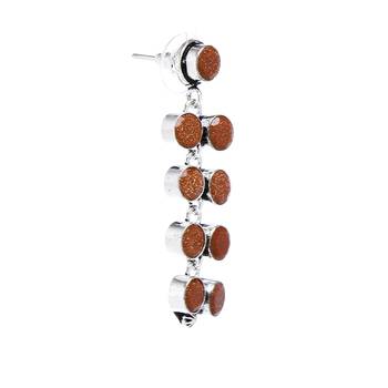 Brown Plain Party Danglers Drops 5