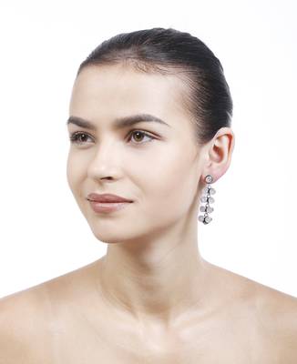 Pink Plain Casual Danglers Drops 1