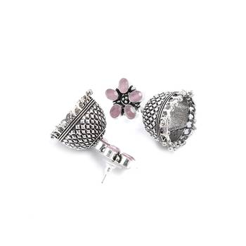 Pink Bridal Plain Danglers Drops 3