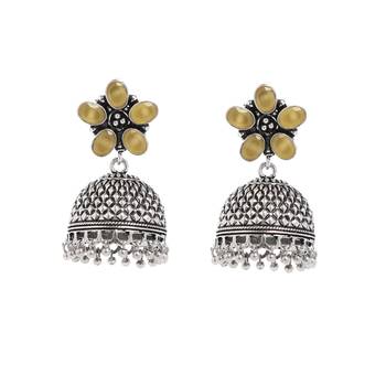 Yellow Festival Plain Danglers Drops 1